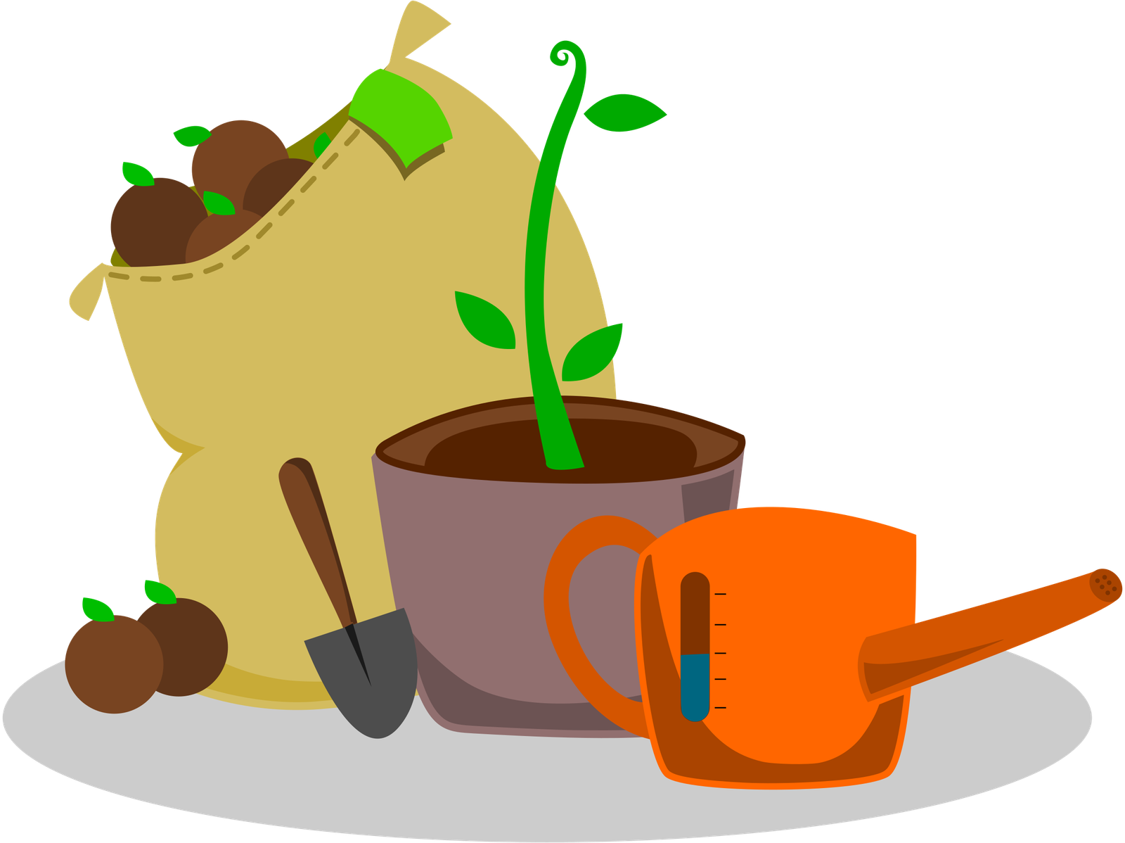 Home gardening png photo