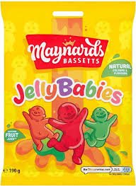 maynards bassetts jelly babies 165 g