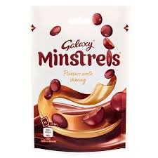galaxy minstrels chocolate pouch 125 g